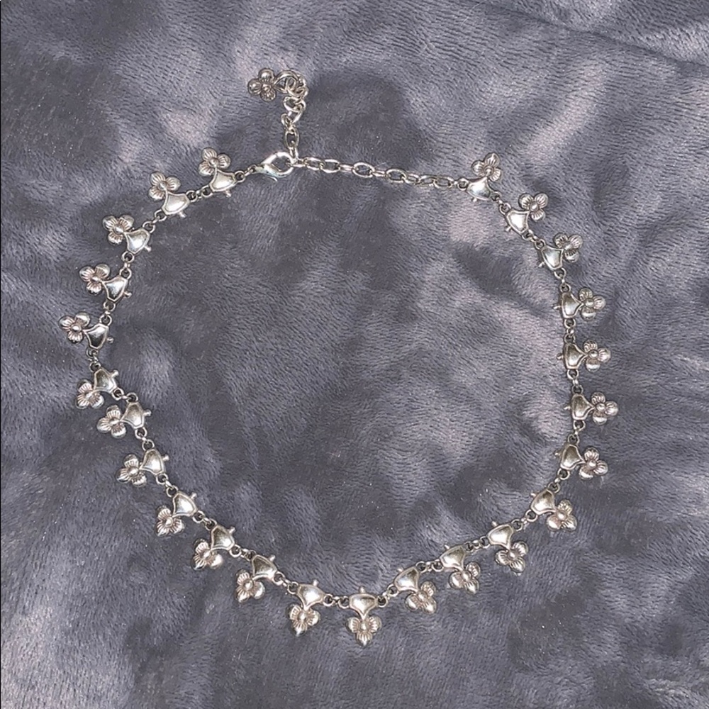 Necklace silver adjustable lengths